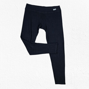 NILS Black Thermal Under Layer Ski Snow Layering Laine Leggings Pants Size Large